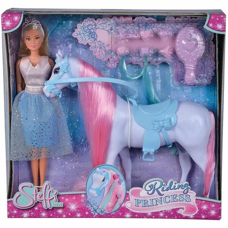 Muñecas Niñas Steffi Love Princess con Caballo Simba
