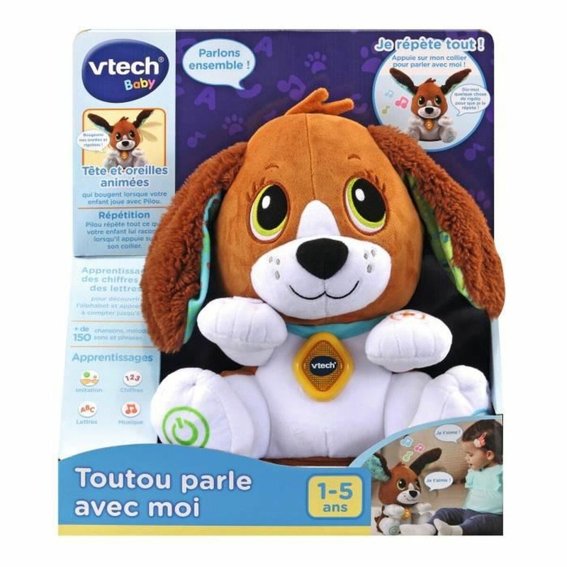 Peluches Niños Vtech Baby Doggie Talks With Me con Sonido Interactivo