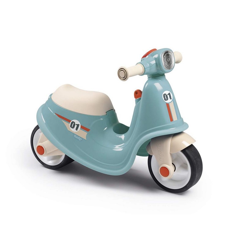 Juguetes Exterior Niños: Correpasillos Smoby Scooter Azul Moto - Compra online en MegaJuguetes