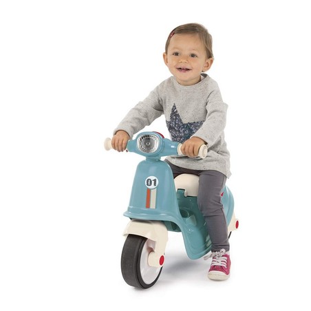 Juguetes Exterior Niños: Correpasillos Smoby Scooter Azul Moto