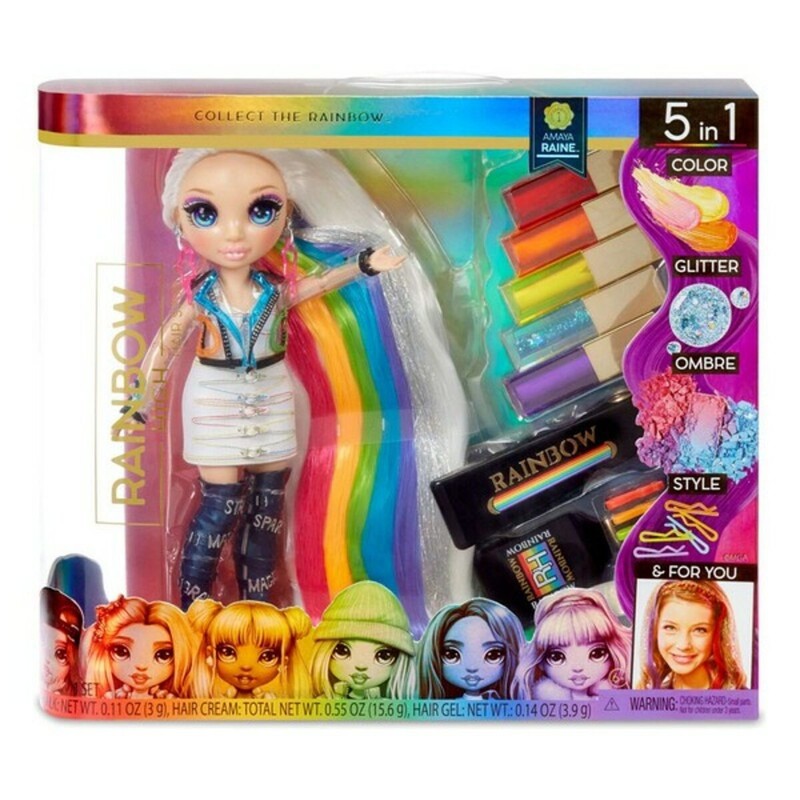 Figuras Acción Niños: Estudio Peluquería Rainbow High 5 en 1 - Compra online en MegaJuguetes
