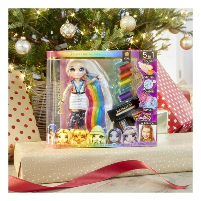 Figuras Acción Niños: Estudio Peluquería Rainbow High 5 en 1