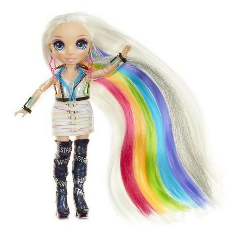 Figuras Acción Niños: Estudio Peluquería Rainbow High 5 en 1