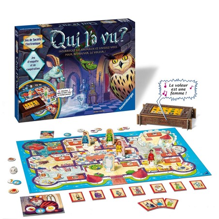 Juegos mesa niños Ravensburger Who saw it? Interactivo
