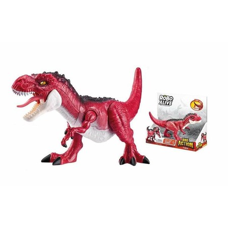 Figuras acción niños Zuru Robo Alive: Dino Action T-Rex Rojo Articulada - Compra online en MegaJuguetes