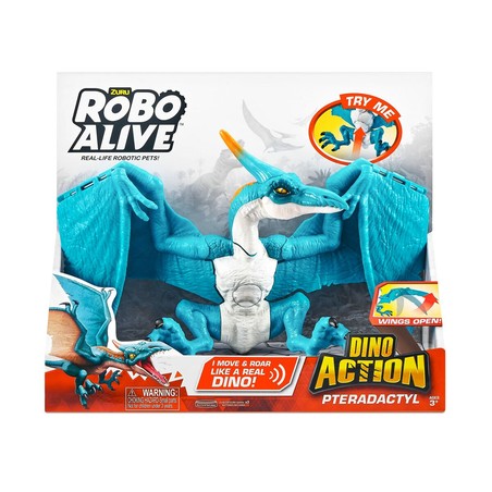 Figuras Acción Niños Zuru Robo Alive: Pterodáctilo Celeste Articulado