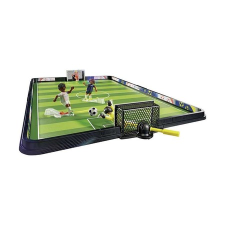 Figuras Acción Niños Playmobil: Playset Campo de Fútbol 71120 - Compra online en MegaJuguetes