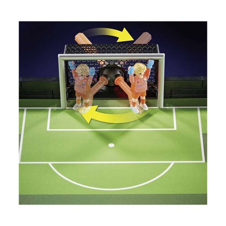 Figuras Acción Niños Playmobil: Playset Campo de Fútbol 71120