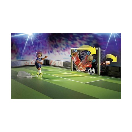 Figuras Acción Niños Playmobil: Playset Campo de Fútbol 71120