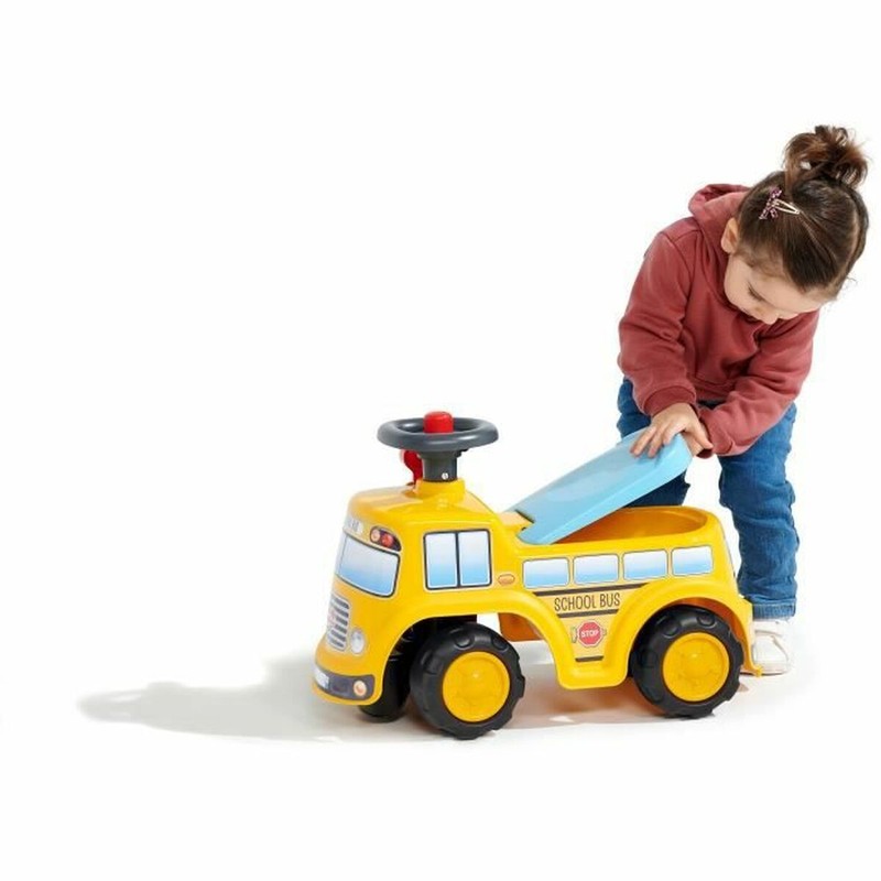 Juguetes Exterior Niños: Bicicleta Infantil Falk School Bus Carrier Amarillo