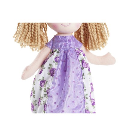 Muñecas Niñas de Trapo DKD Home Decor - Pack 2 Unidades Blanditas