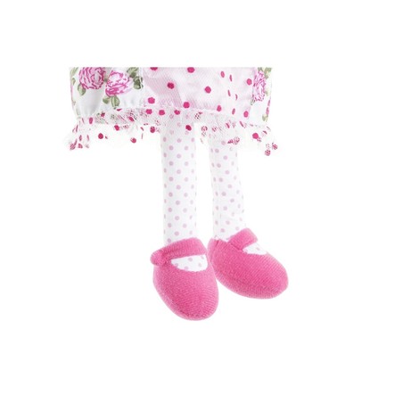Muñecas Niñas de Trapo DKD Home Decor - Pack 2 Unidades Blanditas