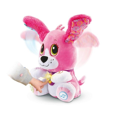 Juguetes Electrónicos Niños: Peluche Interactivo Vtech Baby Doggie Talk to me (Francés)