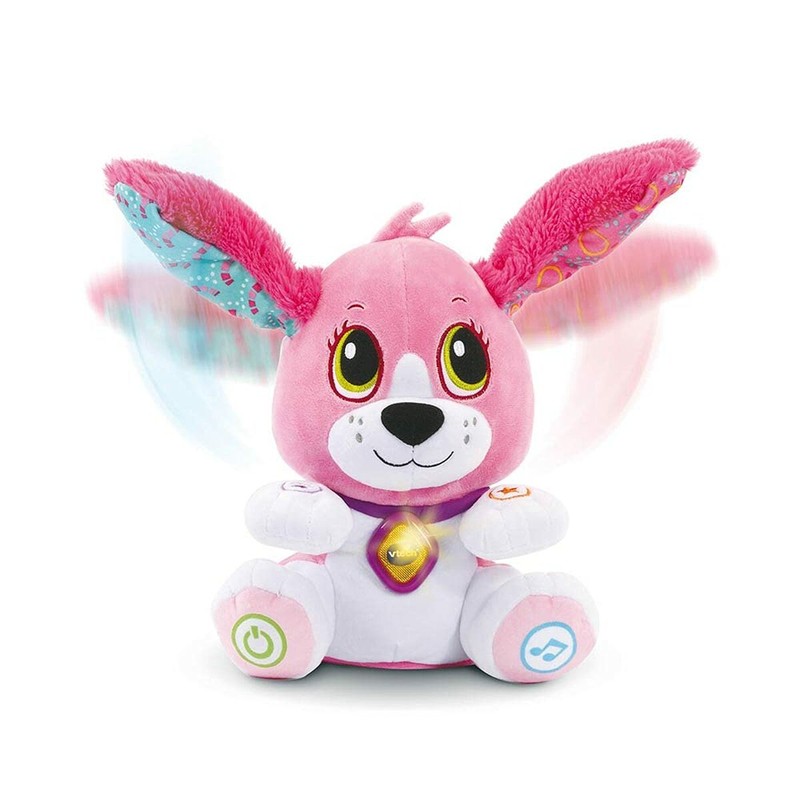 Juguetes Electrónicos Niños: Peluche Interactivo Vtech Baby Doggie Talk to me (Francés)