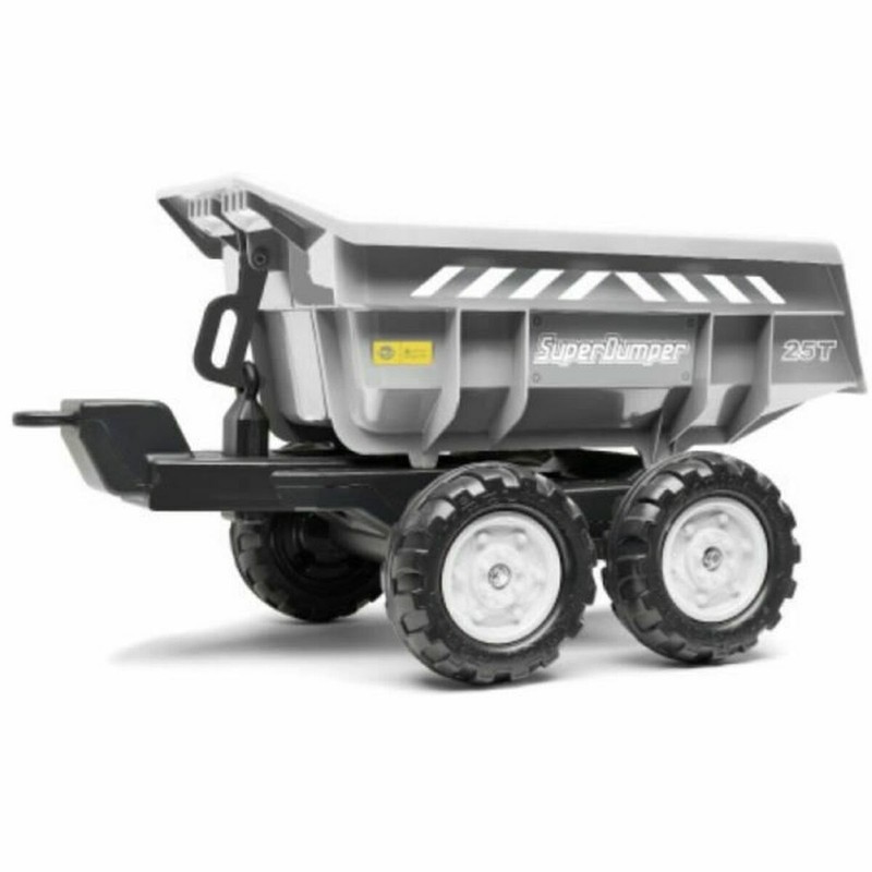 Juguetes exterior niños Falk: Carretilla remolque gris Tipping Trailer - Compra online en MegaJuguetes