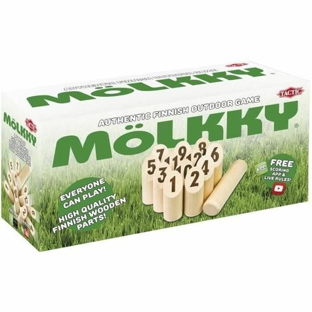 Juegos habilidad niños: Tactic Mölkky Standard de Madera