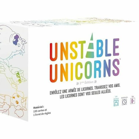 Juegos Mesa Niños Asmodee Unstable Unicorns: Estrategia y Humor - Compra online en MegaJuguetes