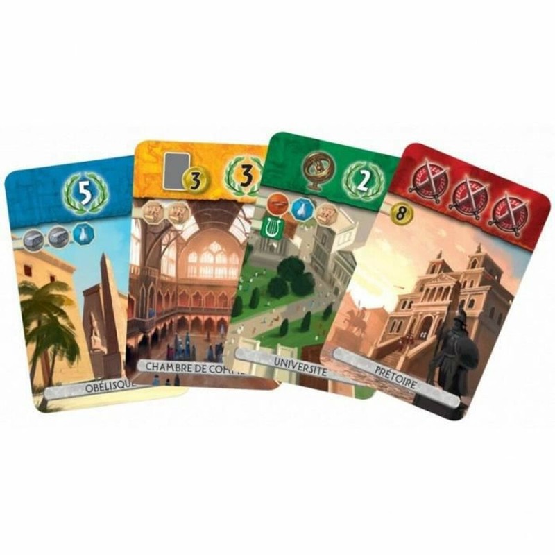 Juegos Mesa Niños Asmodee 7 Wonders Duel - Estrategia Familiar