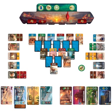 Juegos Mesa Niños Asmodee 7 Wonders Duel - Estrategia Familiar