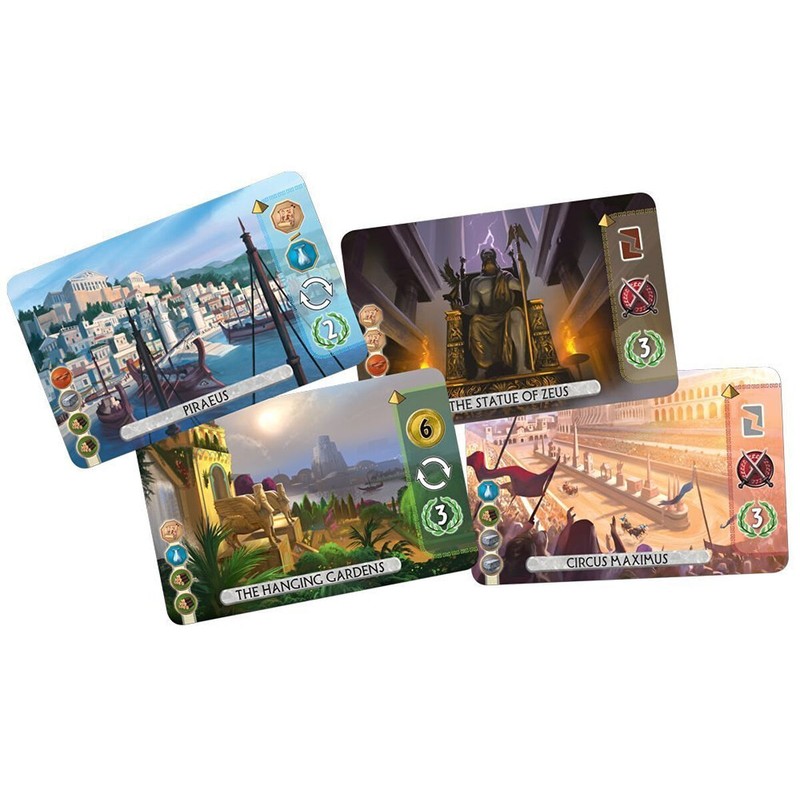 Juegos Mesa Niños Asmodee 7 Wonders Duel - Estrategia Familiar