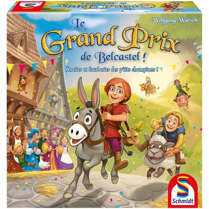 Juegos Mesa Niños: Le Grand Prix de Belcastel Schmidt Spiele - Juego Estratégico Familiar