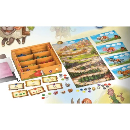 Juegos Mesa Niños: Le Grand Prix de Belcastel Schmidt Spiele - Juego Estratégico Familiar