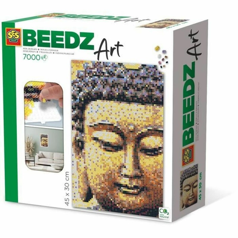 Manualidades Niños: Mosaico Beedz Art Buda 7000 SES Creative - Compra online en MegaJuguetes