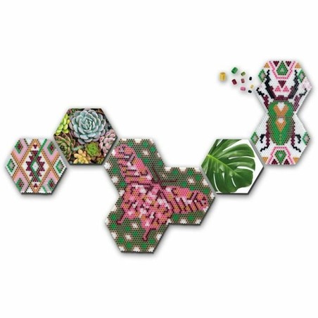 Manualidades Niños: Mosaico SES Creative Beedz Art Botánica