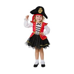 Disfraz Niños Pirata My Other Me Negro/Rojo - Aventura y Diversión - Compra online en MegaJuguetes
