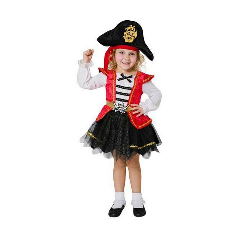 Disfraz Niños Pirata My Other Me Negro/Rojo - Aventura y Diversión - Compra online en MegaJuguetes