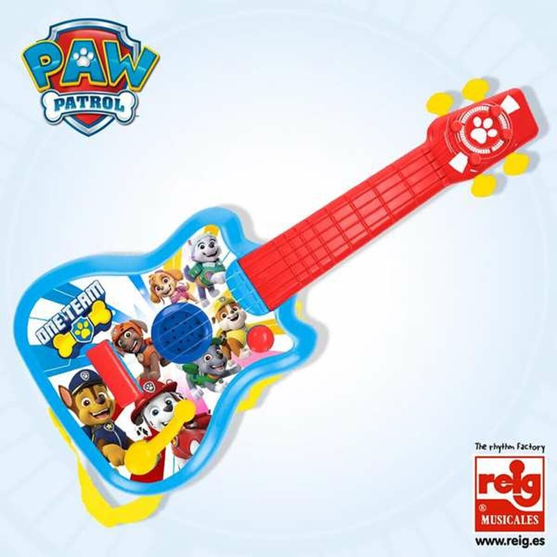 Juguetes musicales niños Guitarra Patrulla Canina con sonidos - Compra online en MegaJuguetes