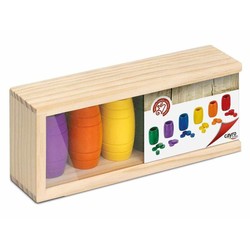 Juegos Mesa Niños: Cubiletes con Fichas de Parchís Cayro Madera - Compra online en MegaJuguetes 2