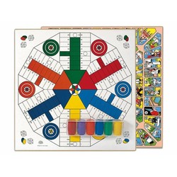 Juegos Mesa Niños: Tablero Parchís y Oca Madera Cayro 40cm - Compra online en MegaJuguetes
