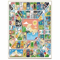 Juegos Mesa Niños: Tablero Parchís y Oca Madera Cayro 40cm - Compra online en MegaJuguetes 2