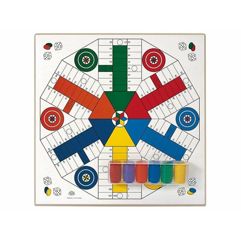 Juegos Mesa Niños: Tablero Parchís y Oca Madera Cayro 40cm