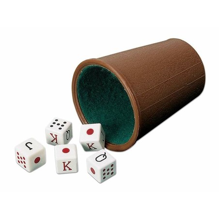 Juego de Mesa Niños Cayro: Cubilete con Dados de Póker - Compra online en MegaJuguetes