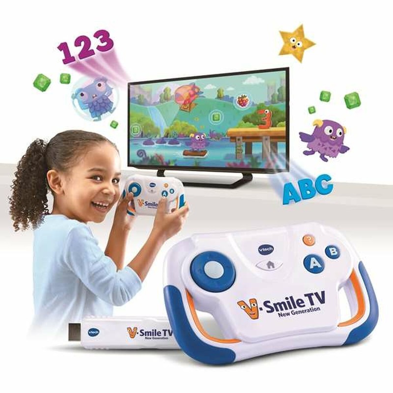 Juguetes Electrónicos Niños: Vtech V-Smile TV Portátil Educativa