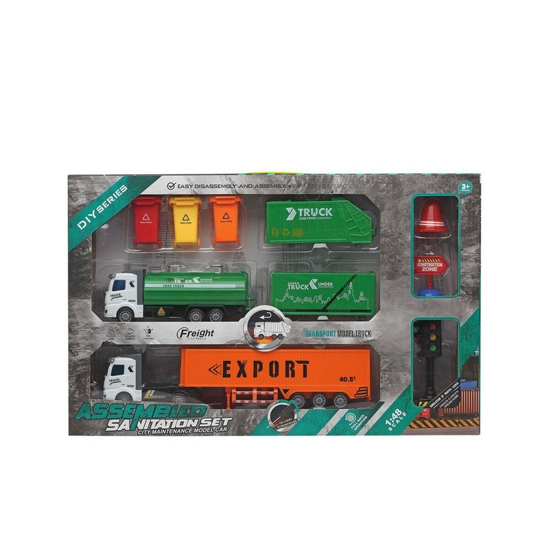 Coches Juguete Niños: Playset de Vehículos Sanitation