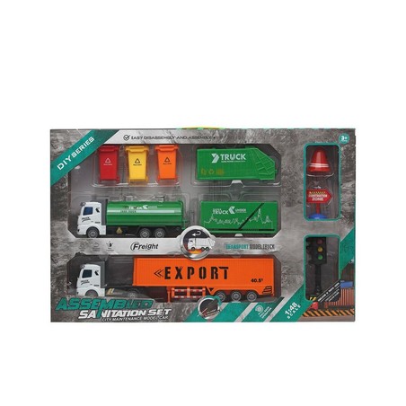 Coches Juguete Niños: Playset de Vehículos Sanitation