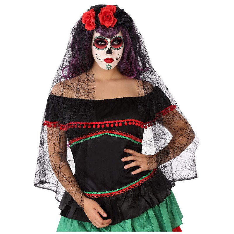 Disfraces Niños: Diadema Halloween Rojo/Negro Terrorífica - Compra online en MegaJuguetes