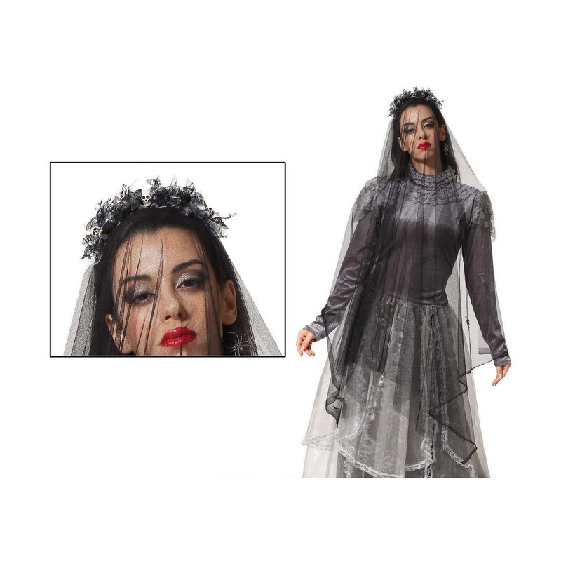 Disfraces Niños: Diadema Viuda Negra - Complemento Carnaval Infantil - Compra online en MegaJuguetes