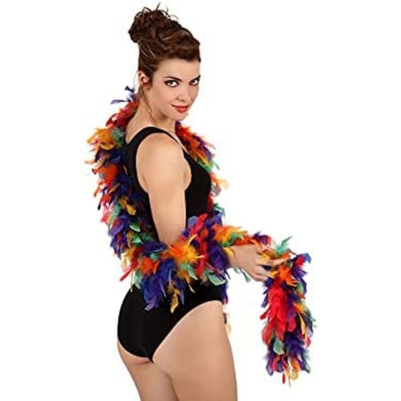 Disfraces Niños: Boa Plumas Multicolor para Fiestas - Compra online en MegaJuguetes