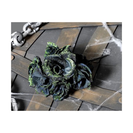 Accesorio Disfraces Niños - Flor Verde Halloween 35 cm