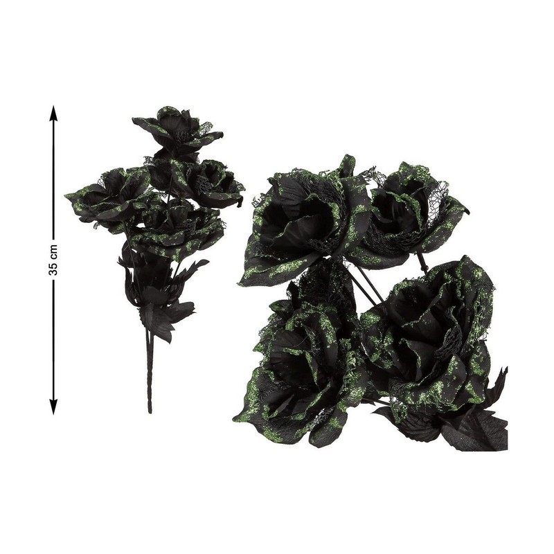 Accesorio Disfraces Niños - Flor Verde Halloween 35 cm