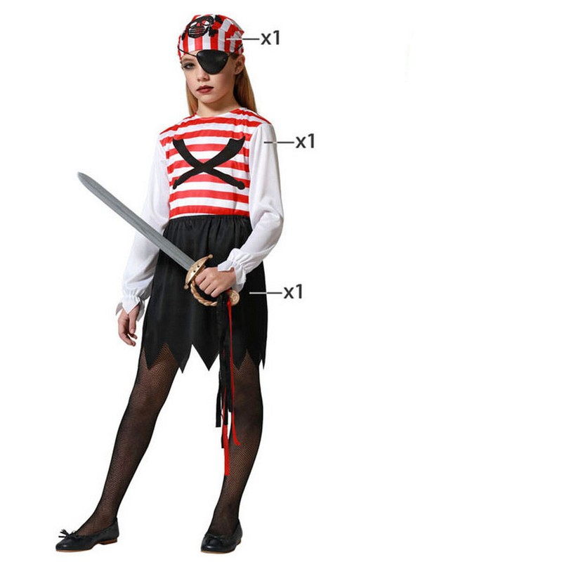 Disfraces Niños Pirata 5-6 Años para Carnaval - Compra online en MegaJuguetes