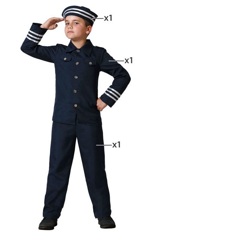 Disfraces Niños Marinero 3-4 Años para Carnaval y Fiestas - Compra online en MegaJuguetes