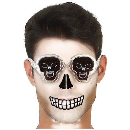 Disfraces Niños: Gafas Blanco Halloween con Luz - Compra online en MegaJuguetes