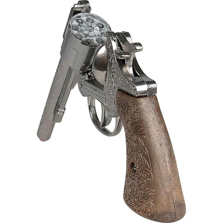 Juguetes Exterior Niños: Pistola de Petardos Gonher Vaquero Plateado
