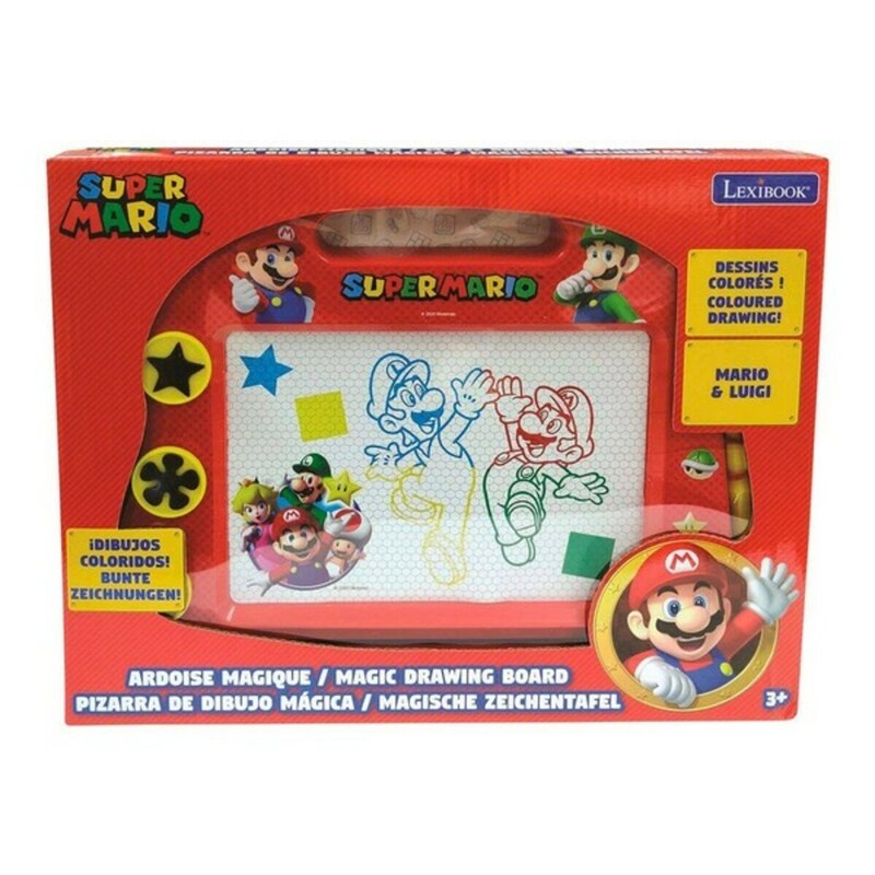 Manualidades Niños: Pizarra Magnética Super Mario Lexibook A5