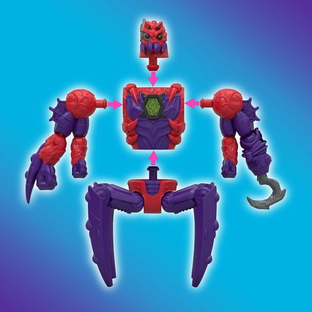 Figura de acción de MrBeast con colores vibrantes